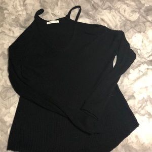 Peek a boo shoulder sweater